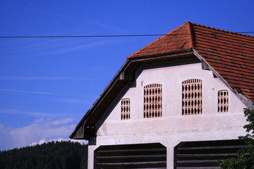 Fototapeta na wymiar slovenian house