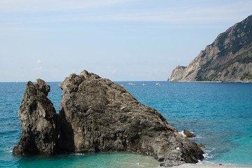 panorama liguria italia mare