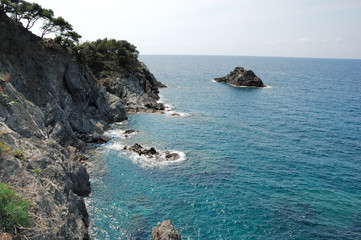panorama liguria italia