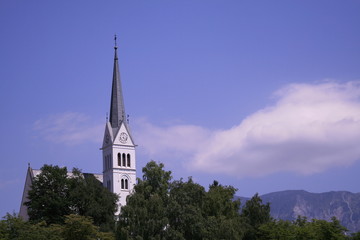Fototapeta na wymiar slovenia church