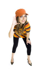 Beautiful young woman posing 