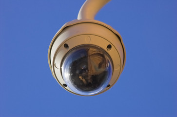 security camera closeup