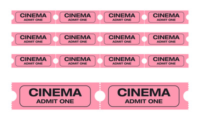 Cinema admit one tickets