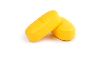 Vitamin - pills. Shot in studio.