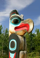 Cercles muraux Indiens Totem tlingit