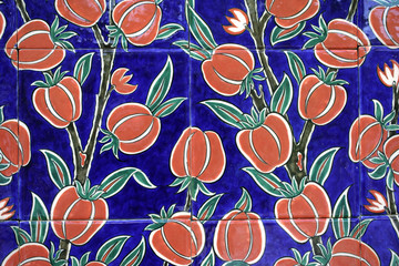 oriental painted ceramic tiles