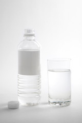 bottle water close up shot