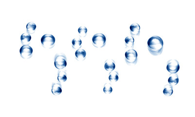 Close-up Photo of Water Drops .