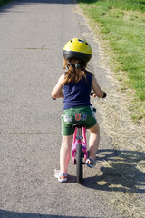 on the bike