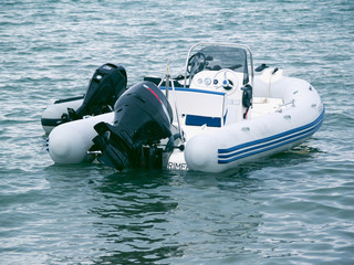 Inflatable motorboat