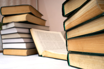 An image wit stack of books 87