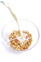 Müsli mit Milch