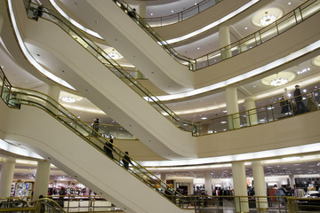 Shopping Center escalator