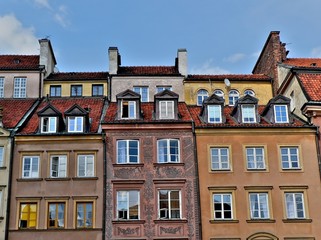 Fototapeta na wymiar Warsaw old city