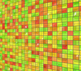 Rendered texture of artistic tile with vanishing point