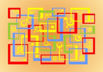 Multi-colored squares