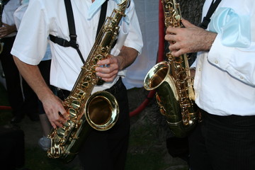 saxophones