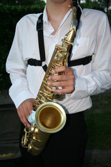 Obraz premium saxophoniste