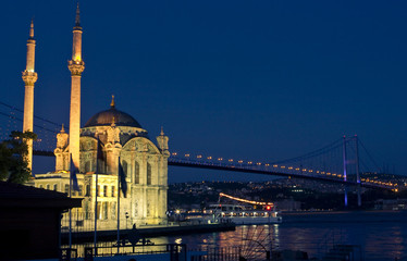 Fototapeta na wymiar Ortakoy Meczet Istanbul