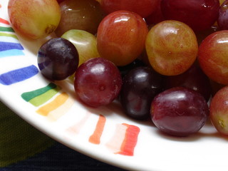 ración de frutas jugosas