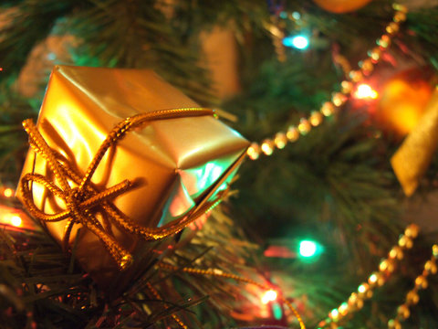 present on a christmas tree 3