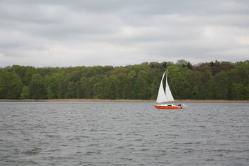 Yacht sailing