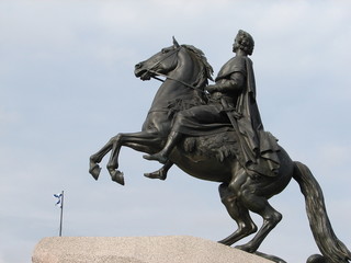 Fototapeta na wymiar St.Petersburg. Pomnik Piotra Wielkiego