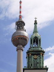 Fototapeta na wymiar berliner fernseh turm