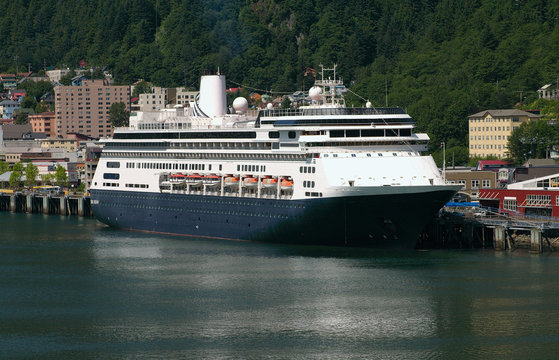 Cruise Ship In Juneau, Alaska