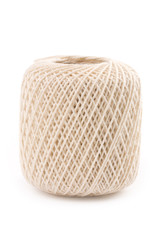 a ball of twine with white background