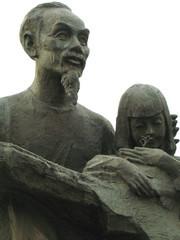 a ho chi minh statue in vietnam 