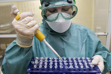Research in laboratory