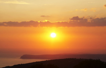 Fototapeta premium Sea sunset
