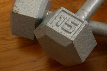 Dumbells Closeup