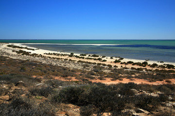 Weisser Sandstrand trift grünes Meer Australien_07_1329