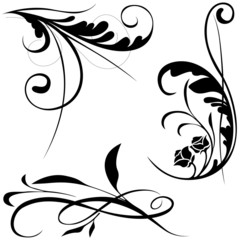 Floral elements B - popular floral segments