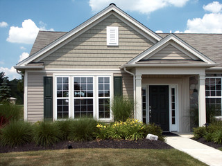 Front of new home
