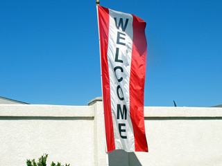 welcome flag