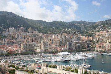 Fototapeta na wymiar Widok na Monte Carlo