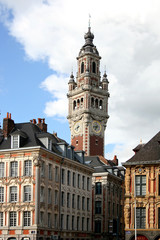 Fototapeta na wymiar Dzwonnica w Lille