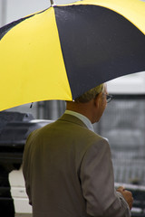 people with umbrella