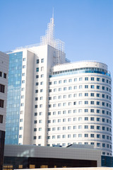 Fototapeta premium Modern office buildings. Astana, capital of Kazakhstan