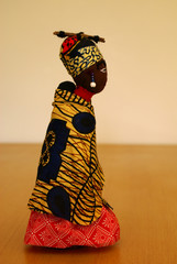 Traditional doll from Swaziland - obrazy, fototapety, plakaty