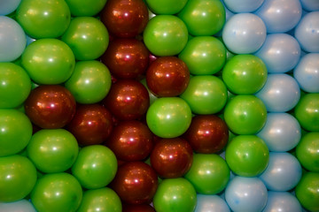 Air balloons pattern. Air baloons festival, Novosibirsk