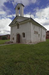 Fototapeta premium Tiny orthodox church of Andrey Stretolat