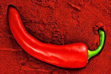 Tandoori, red chili pepper