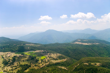 Obraz premium Mountain landscape. Spain, view from high mountain.