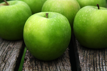 Green apples