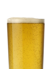 A glass of beer