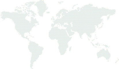 Fototapeta na wymiar world map circle